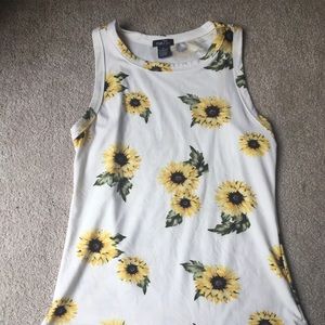 Rue21 Sunflower Tank Top